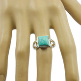 Kristine Artisan Turquoise Solitaire Ring